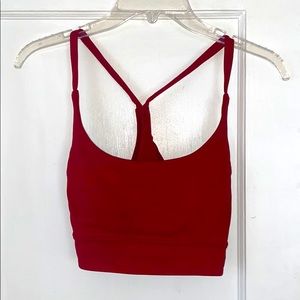 Lululemon Red sports bra sz 10
